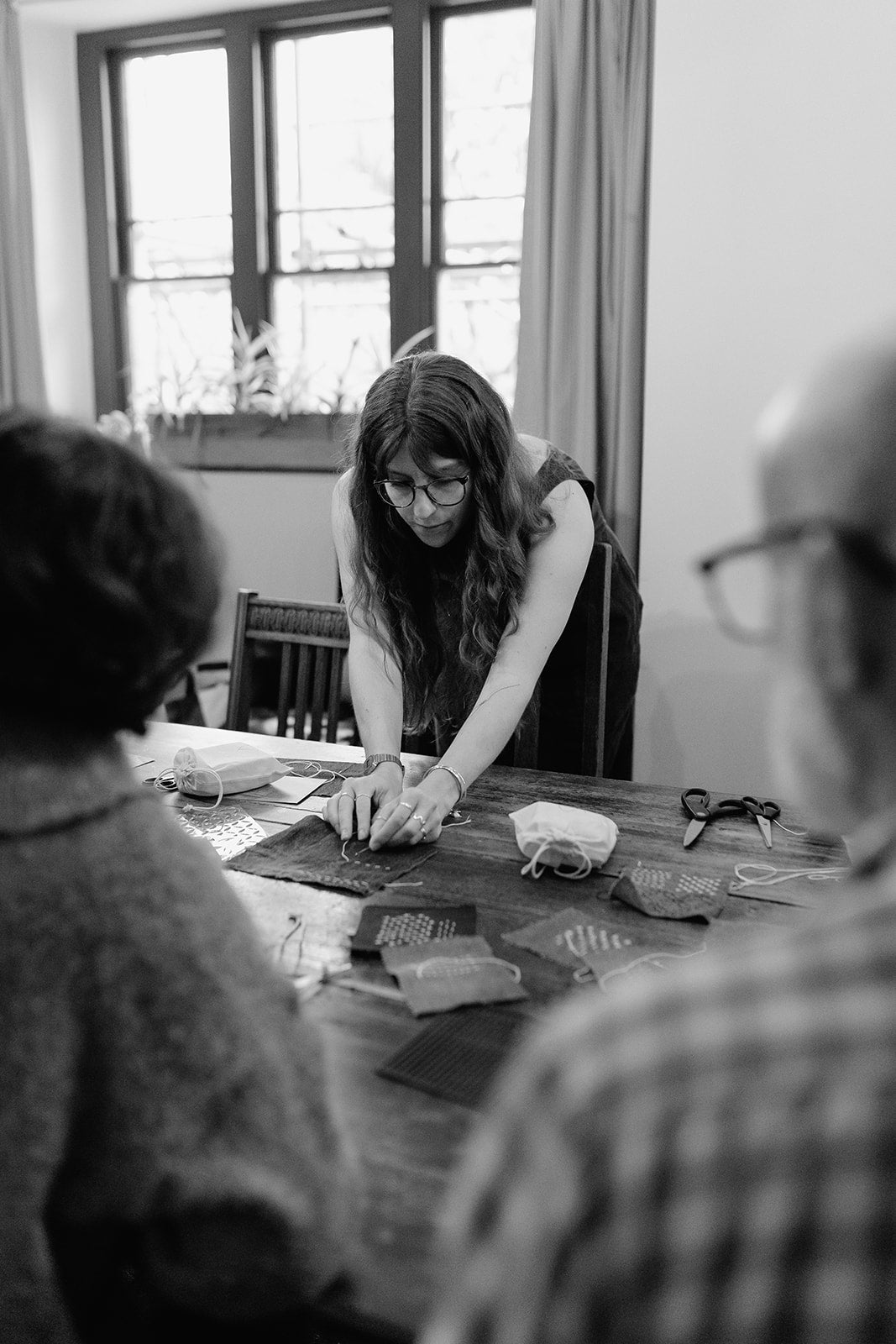Introduction to visible mending with sashiko @ Millie Moon, Frome