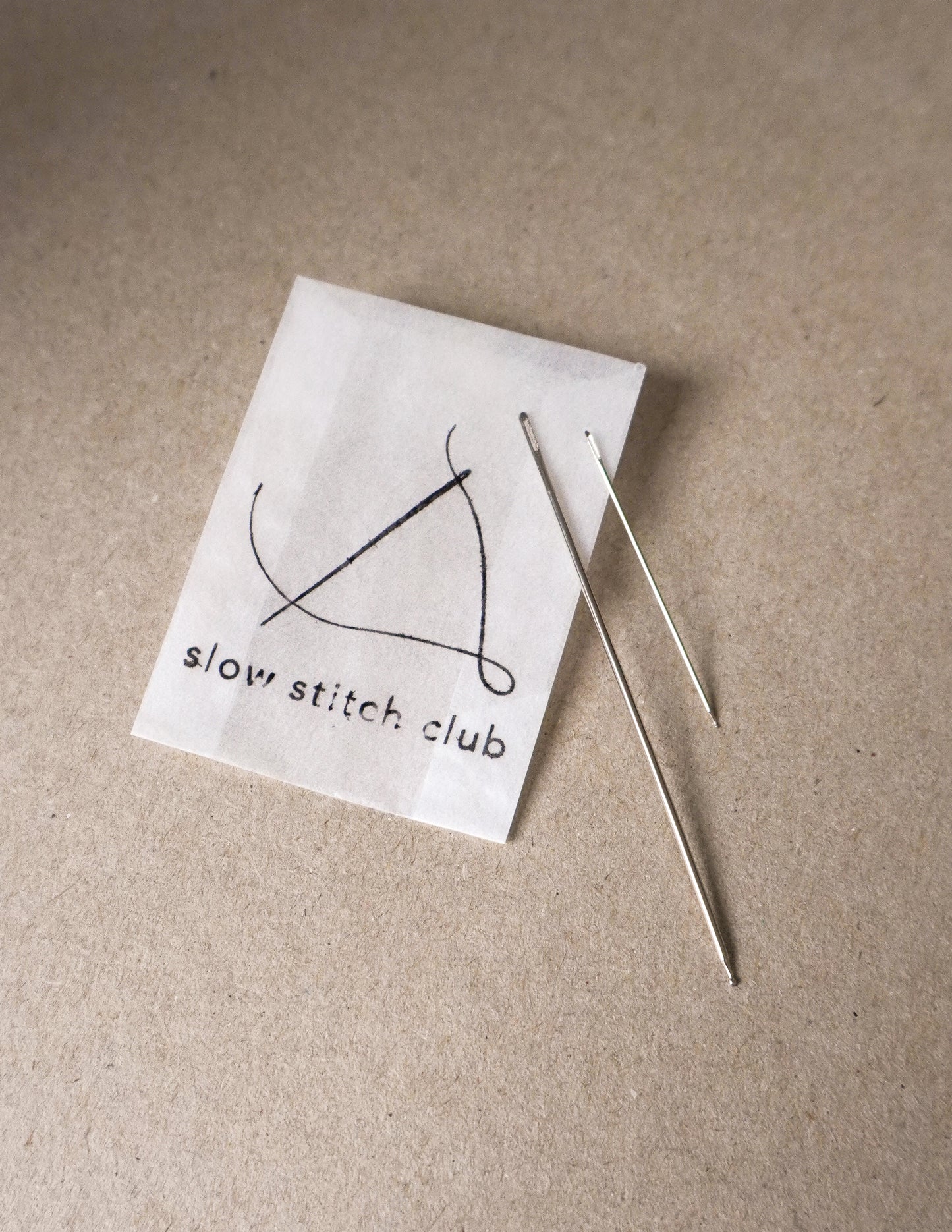 ball tipped darning needles for visible mending and darning by slow stitch club
