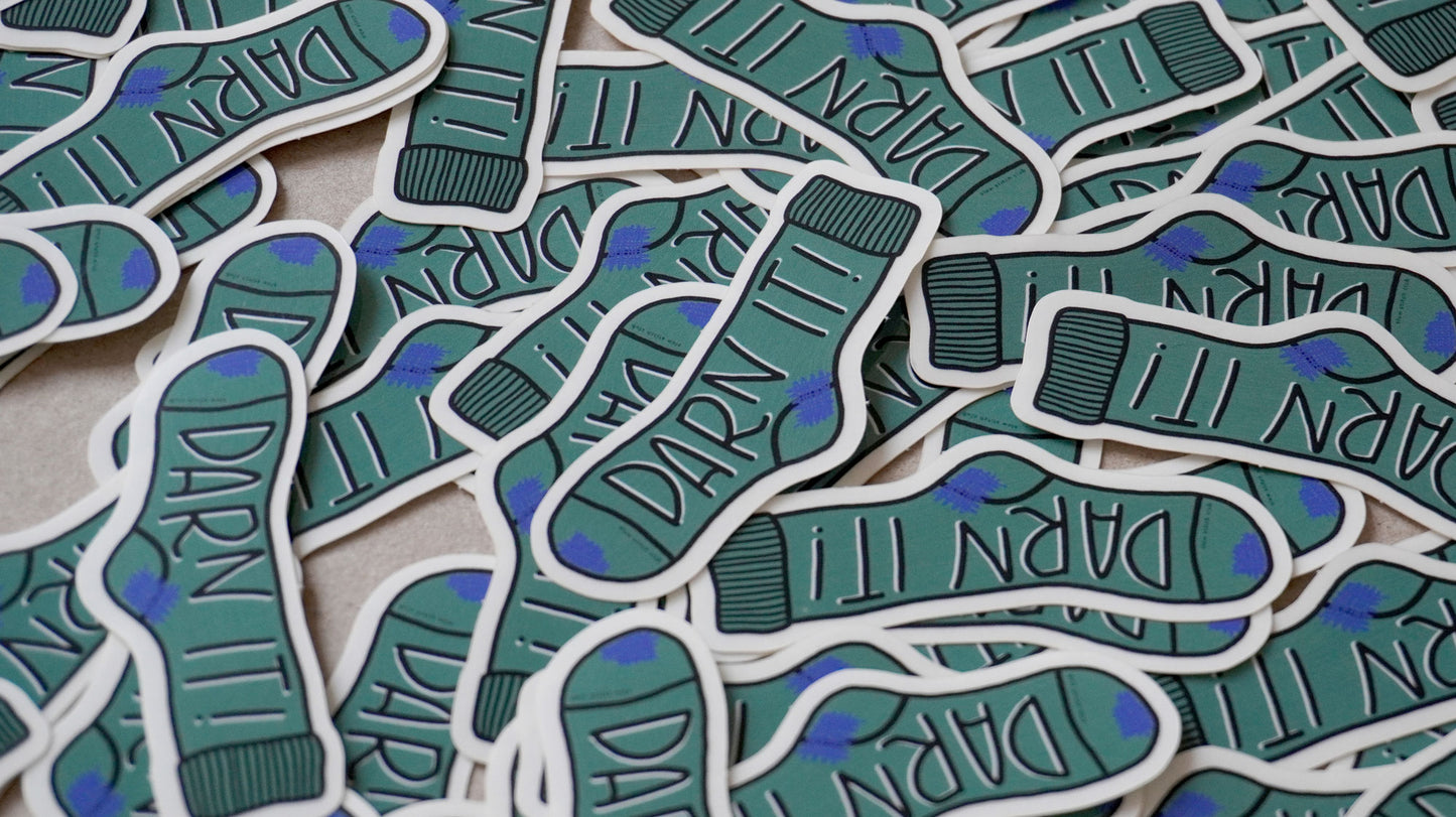 visible mending stickers