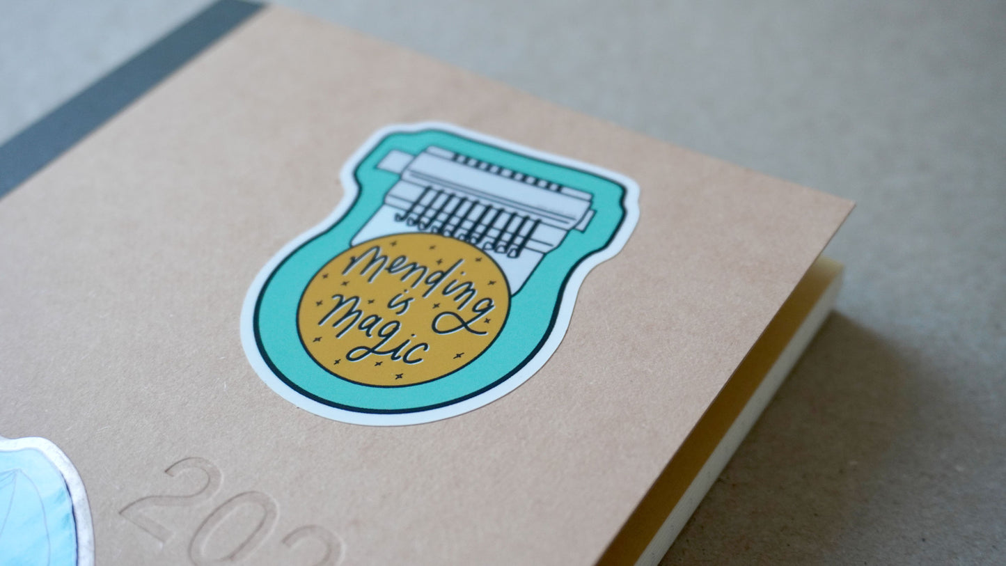 visible mending stickers