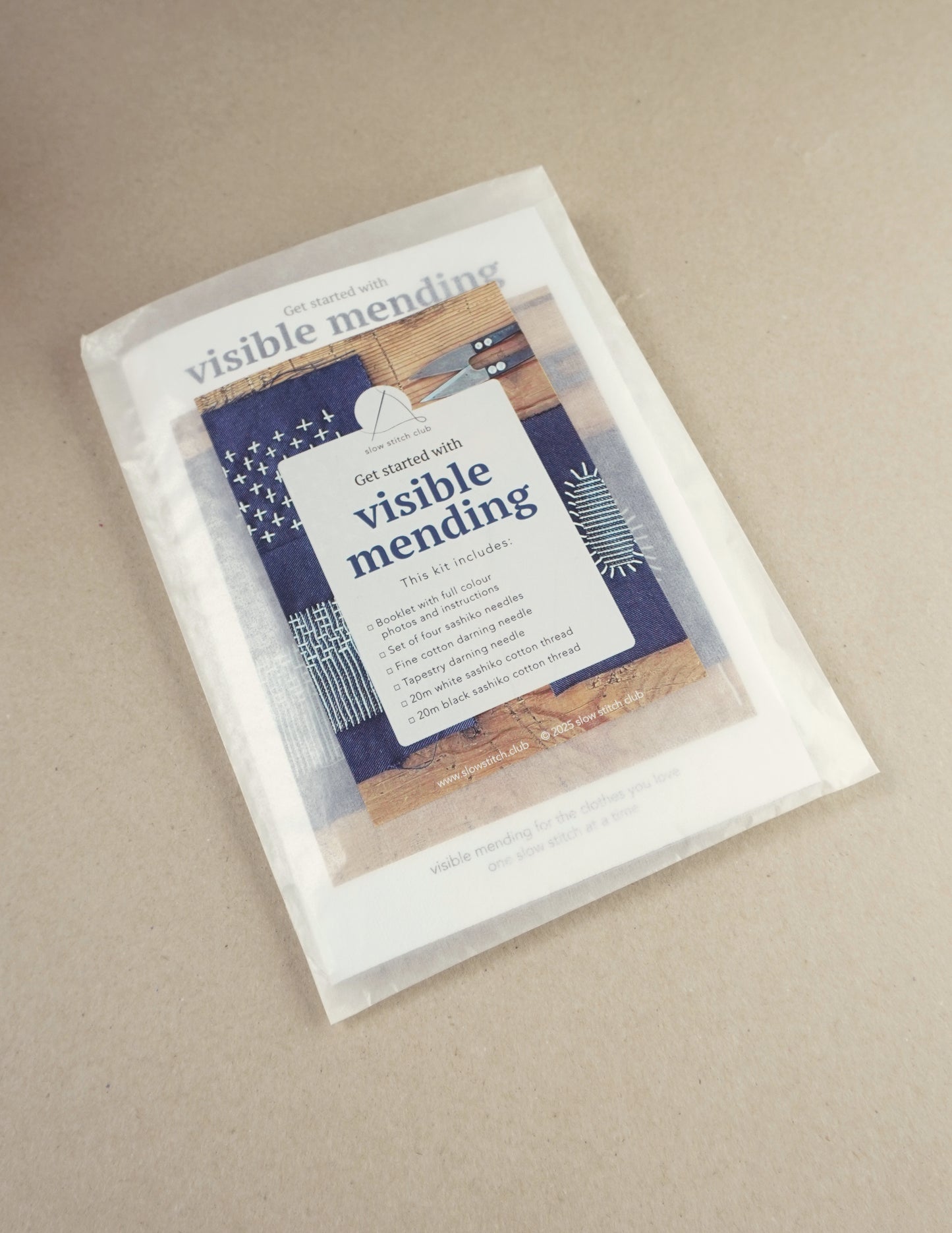visible mending kit