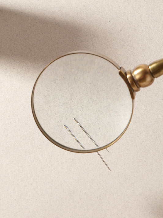 darning needles for visible mending slow stitch club