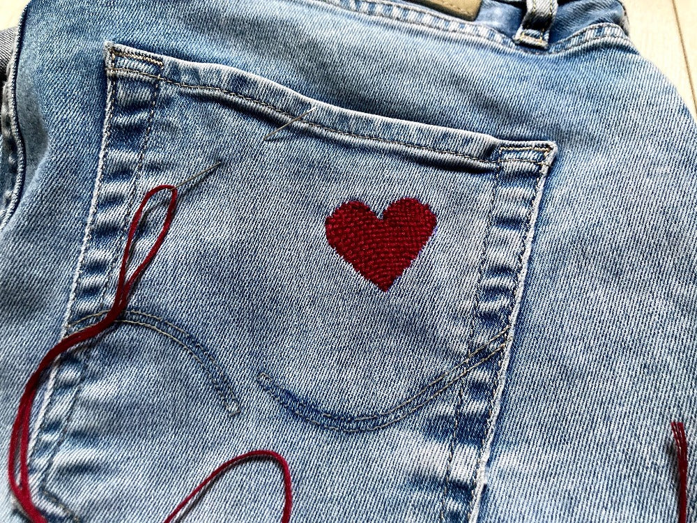 get started with heart shaped darn pdf guide digital download