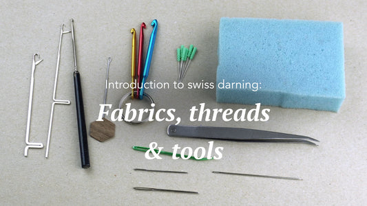 Introduction to swiss darning videos