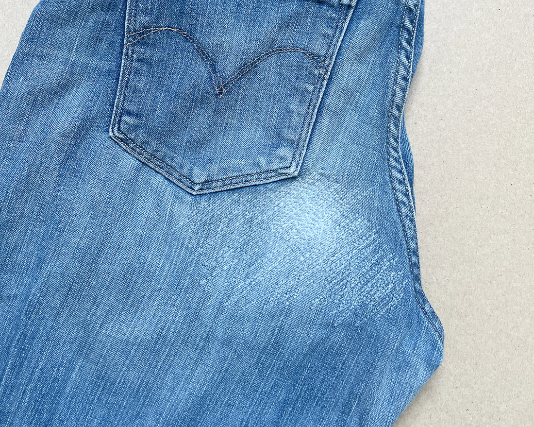 machine darning for denim jeans visible mending