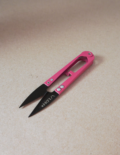 LDH thread snips for hand sewing textiles and visible mending