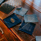 sashiko samplers for visible mending workshop in frome