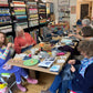 darning visible mending workshop at millie moon in frome, somerset