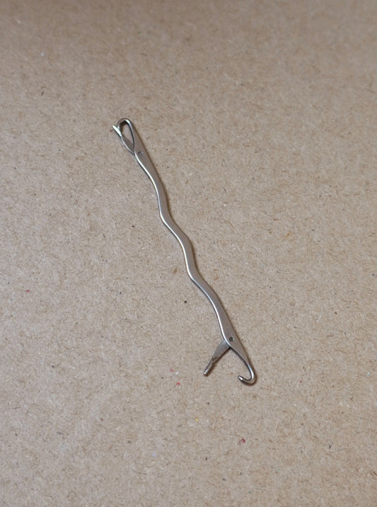 double ended latch hook for knitwear ladder repairs slow stitch club