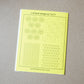 Wren Bird Arts washable mending transfers for sashiko yellow pack