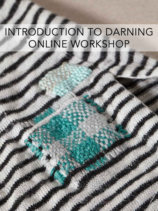 Introduction to woven darning - online workshop