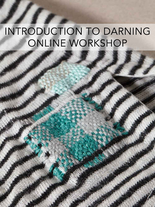 Introduction to woven darning | Online workshop | Tuesday 21st January | 6pm - 8pm