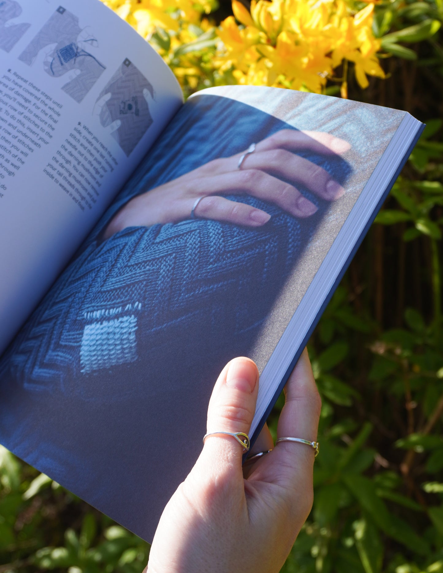 Well Worn visible mending book for darning and patching and sashiko