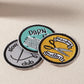 embroidered patches deadstock fabrics visible mending slow stitch club