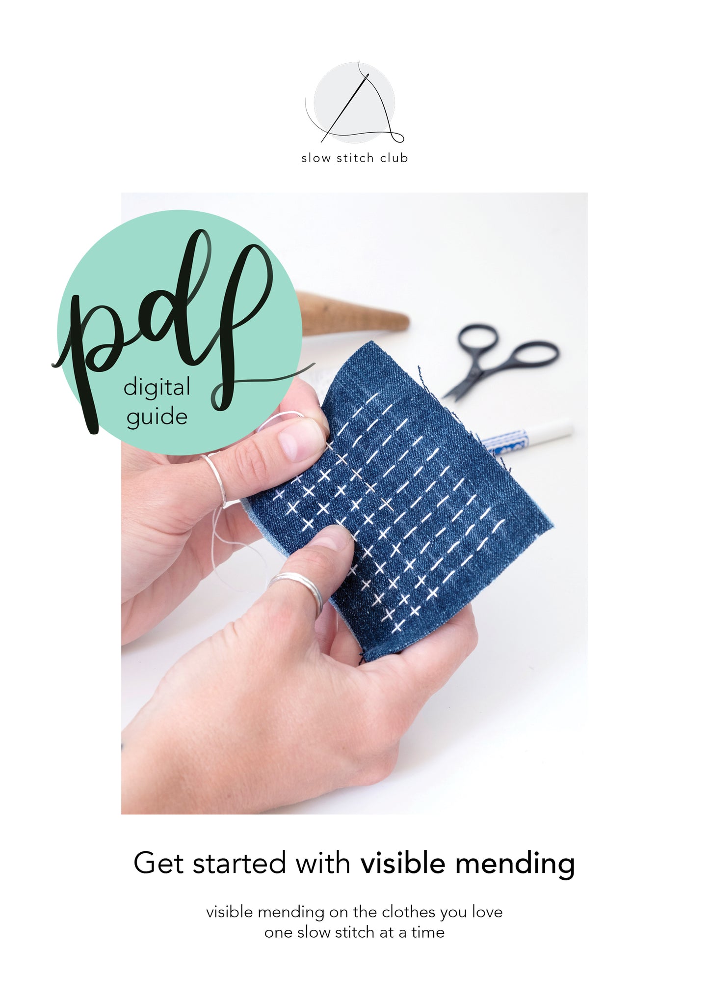 get started with visible mending PDF guide | digital download