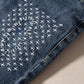 visible mending on denim workshop in frome somerset